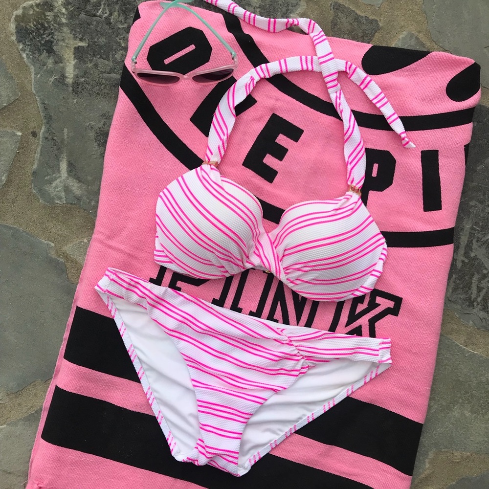 Victoria Secret 2-Piece Swimsuit Size 34C & Large